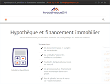 Tablet Screenshot of hypotheque24.ch